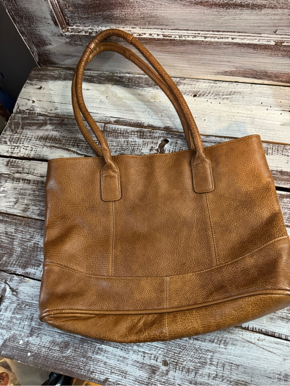 Everyday Leather Tote in Brown